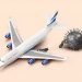 European Union Has Denied US Citizen Travel: COVID-19 Surge In US 7 Air aircraft with Coronavirus display