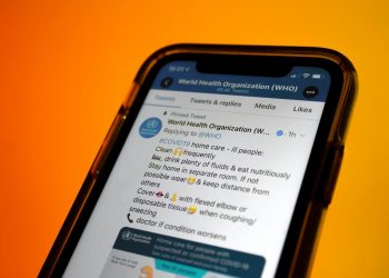 'Evidence Emerging' For Airborne Coronavirus Spread: WHO 14 Smart phone display of World Health Organization social media page