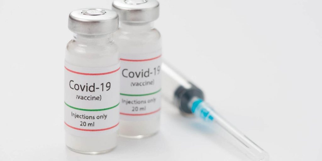 Image of Covid-19 vaccine and injections