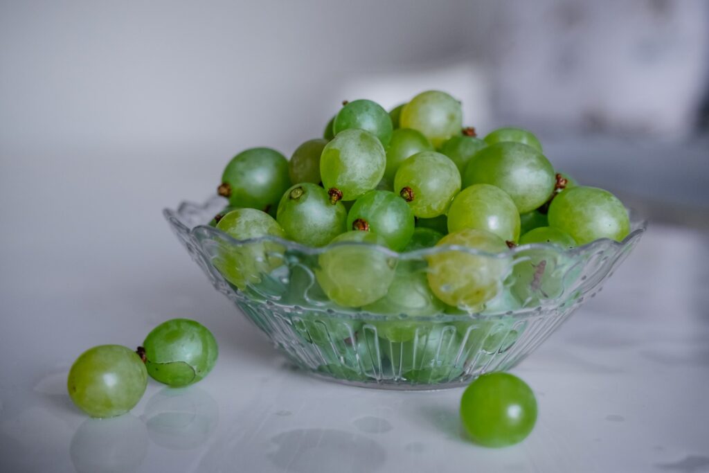 Grapes in a bowl