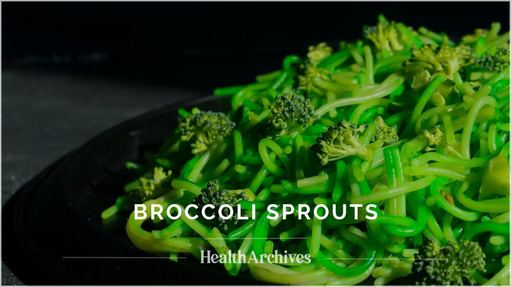 A picture of Broccoli Sprouts in a plate